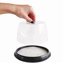 Ver imagem 3 de Queijeira Porta Queijo Frios Tampa Acrílico Transparente Uz Preto