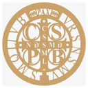 Ver imagem 1 de Mandala São Bento - Mdf - Cru - Quadro Adesivo - 20cm