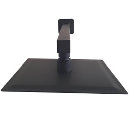 Braço Para Chuveiro Preto Quadrado Braço de Chuveiro 42,5cm Jiwi Metais - 7