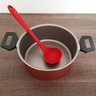 Concha de Silicone Para Cozinha Utensílio Cozinha Silicone Concha Vermelha Brinox - 4
