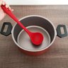 Concha de Silicone Para Cozinha Utensílio Cozinha Silicone Concha Vermelha Brinox - 7