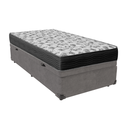 Ver imagem 1 de Cama Box com Baú Cinza Solteiro e Colchão Ortobom D33 Iso100