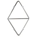 Ver imagem 6 de Suporte Mão Francesa Triangular Prateleira Aramado Estilo Industrial Cromado