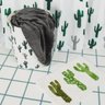 Cesto Multiuso Roupas Brinquedos Cactus Mor - 6