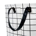 Ver imagem 4 de Cesto Multiuso Roupas Brinquedos Grid Branco Mor