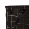 Cesto Multiuso Roupas Brinquedos Grid Preto Mor - 4