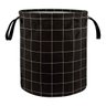 Cesto Multiuso Roupas Brinquedos Grid Preto Mor - 2