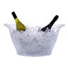 Balde para Gelo Oval Acrílico Cristal 18 Litros Paramount - 2