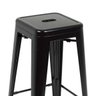 Banqueta Industrial Large Preta Mor - 2