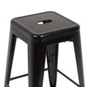 Ver imagem 2 de Banqueta Industrial Medium Preta Mor