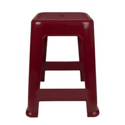 Banqueta Plástica Bela Vista Rubi Até 120kg Mor - 2 Banqueta Plástica Bela Vista Rubi Até 120kg Mor - 2