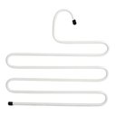 Ver imagem 1 de Cabide Metal Multiuso Calças Saias Bermudas 5 Espaços Branco