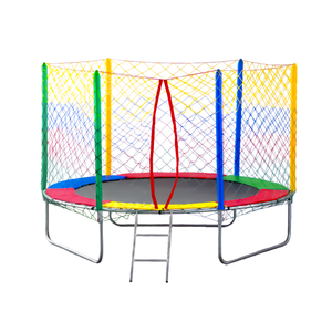 Cama Elástica Pula Pula 2,44 M Infantil Colorida 100% Nacional Suporta até 235 Kg