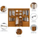 Ver imagem 3 de Guarda Roupas 100% Mdf 6 Portas 278cm Volpi 176 Espazzo Madetec