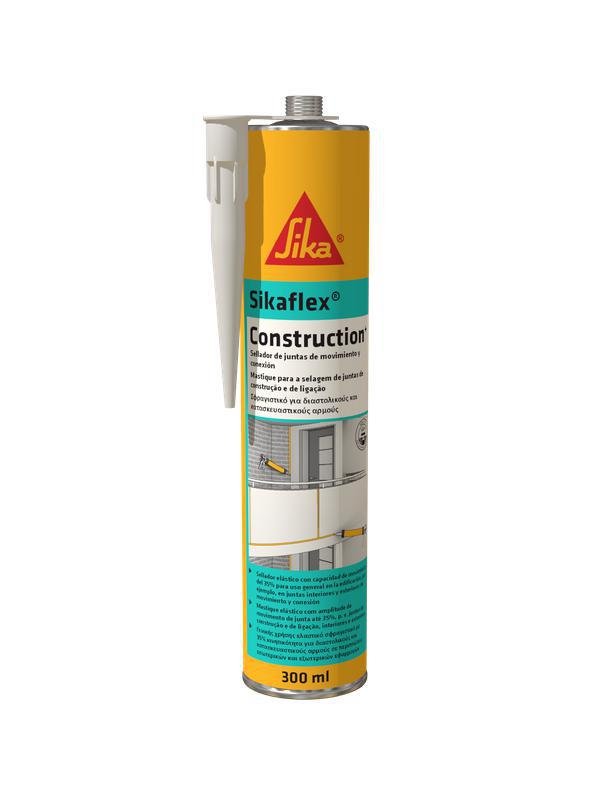 Selante Elástico de Pu Sikaflex Construction Branco 300ml