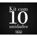 Kit 10 unidades Sousplat Supla Mdf Amadeirado 38cm - 2