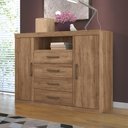 Ver imagem 2 de Cômoda para Quarto 2 Portas 4 Gavetas 1 Nicho Master