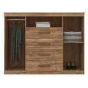 Ver imagem 4 de Cômoda para Quarto 2 Portas 4 Gavetas 1 Nicho Master