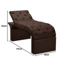 Ver imagem 3 de Maca Estofada Estética Cílios Regulável Spa Suede Ana Clara:marrom