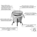 Ver imagem 4 de Puff Decorativo Baú Flex Tampo para Mesa Centro Zeus