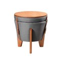 Ver imagem 2 de Puff Decorativo Baú Flex Tampo para Mesa Centro Zeus