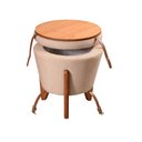 Ver mais imagens de Puff Decorativo Baú Flex Tampo para Mesa Centro Zeus