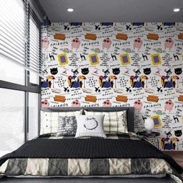 Papel de Parede Auto Adesivo Vinílico Geek Série Friends - 2