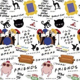 Papel de Parede Auto Adesivo Vinílico Geek Série Friends - 3