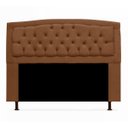 Ver imagem 2 de Kit Cabeceira Geovana + Calçadeira Baú Veneza Queen Size 160cm Suede:marrom