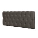 Ver imagem 2 de Painel Cabeceira Paris Queen para Cama Box 1,58 Suede Marrom