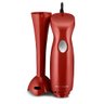 Mixer Alimentos Vermelho Copo 500ml Processador Misturar Triturar Bater Sucos 200w 127V Shake Gourme - 3