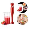 Mixer Alimentos Vermelho Copo 500ml Processador Misturar Triturar Bater Sucos 200w 127V Shake Gourme - 5
