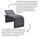 Ver imagem 5 de Maca Estofada Estética Cílios Regulável Spa Suede Ana:cinza
