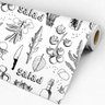 Papel de Parede Adesivo Gourmet Restaurante Salada Folhas - 3
