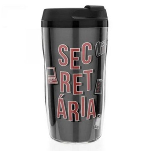 Copo para Viagem Pequeno Profissão Secretária