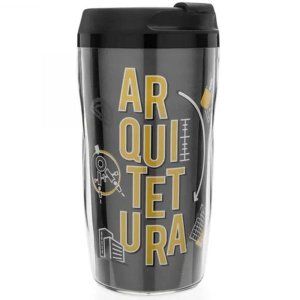 Copo para Viagem Pequeno Profissão Arquitetura