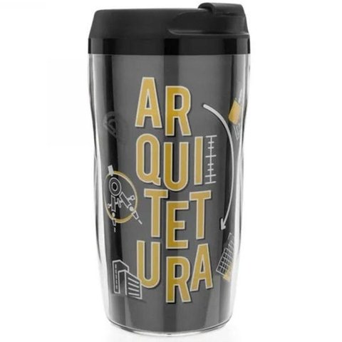 Copo para Viagem Pequeno Profissão Arquitetura