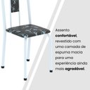 Ver mais imagens de Conjunto para Sala de Jantar com 4 Cadeiras Lívia Branco/Preto
