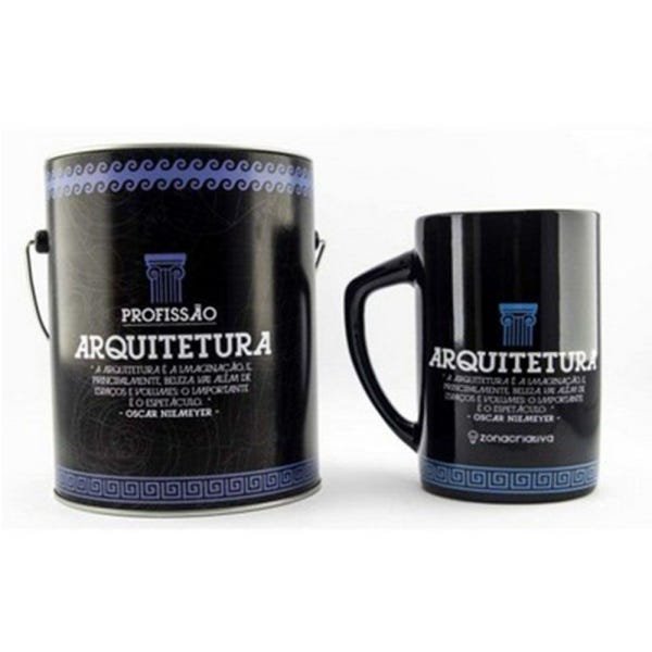 Caneca De Cerâmica Profissão Arquitetura - 1