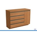 Ver imagem 2 de Bancada Modulada Balcão 1PTA 4GAV 120 Liga Canela Kappesberg