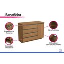 Ver imagem 5 de Bancada Modulada Balcão 1PTA 4GAV 120 Liga Canela Kappesberg