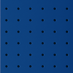 Chapa Perfurada Pegboard 30 X 30 Cm - Azul - 1