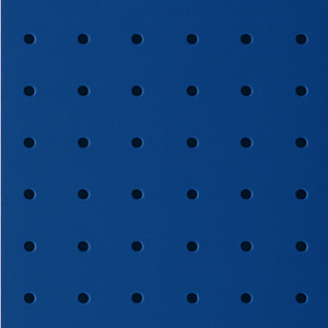 Chapa Perfurada Pegboard 30 X 30 Cm - Azul