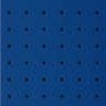 Chapa Perfurada Pegboard 30 X 30 Cm - Azul - 1