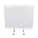 Ver imagem 2 de Biombo Triplo Epóxi Faces em Plástico