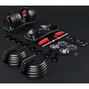 Ver imagem 3 de Halter Dumbbell Ajustável até 24kg Musculação