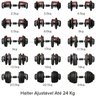 Halter Dumbbell Ajustável até 24kg Musculação - 4