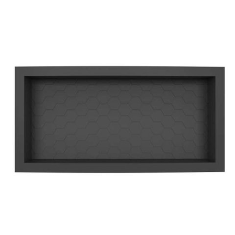 Nicho para Banheiro Plast Max 66cm Preto Cozimax