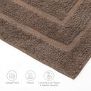 Ver imagem 4 de Tapete para Banheiro Happy Marrom 40cmx60cm Kapazi