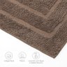 Tapete para Banheiro Happy Marrom 40cmx60cm Kapazi - 4